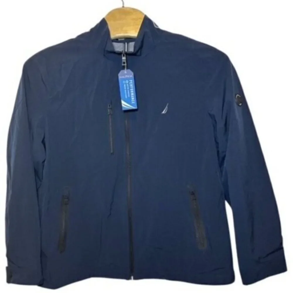 NAUTICA Full Zip AEROLAYER Windbreaker Golf Jacket Men Size XXL 2X New with tags - Picture 1 of 16